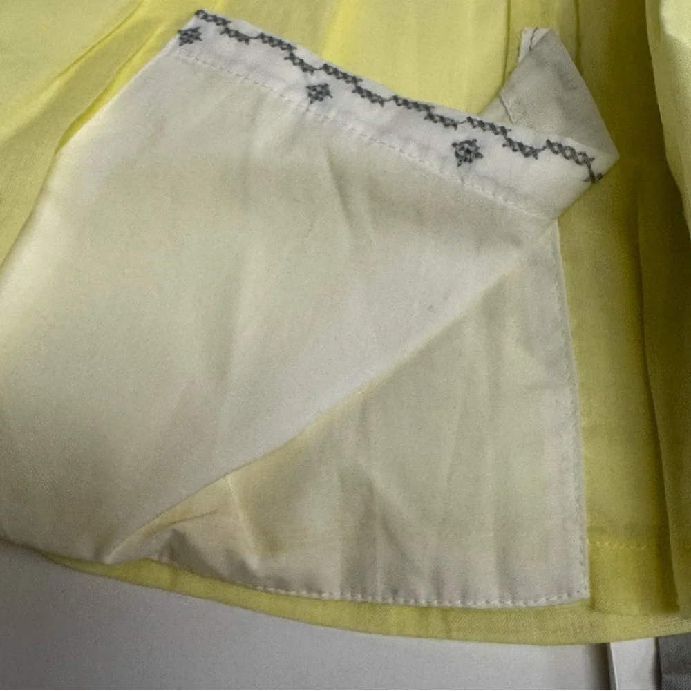 WELL DRESSED WOLF NWT Embroidered Tunic Dress & Shorts Set Yellow Gray Girls 4T